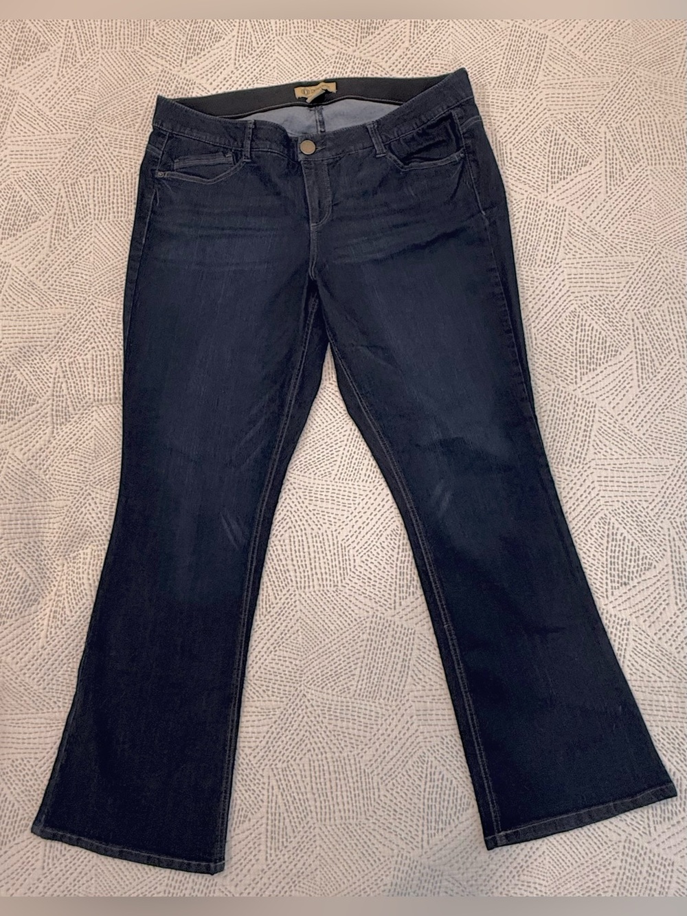 Democracy Dark Blue Wide Leg Jeans